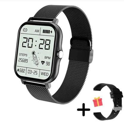 Waterproof Fitness Tracker with Bluetooth and Health Alerts