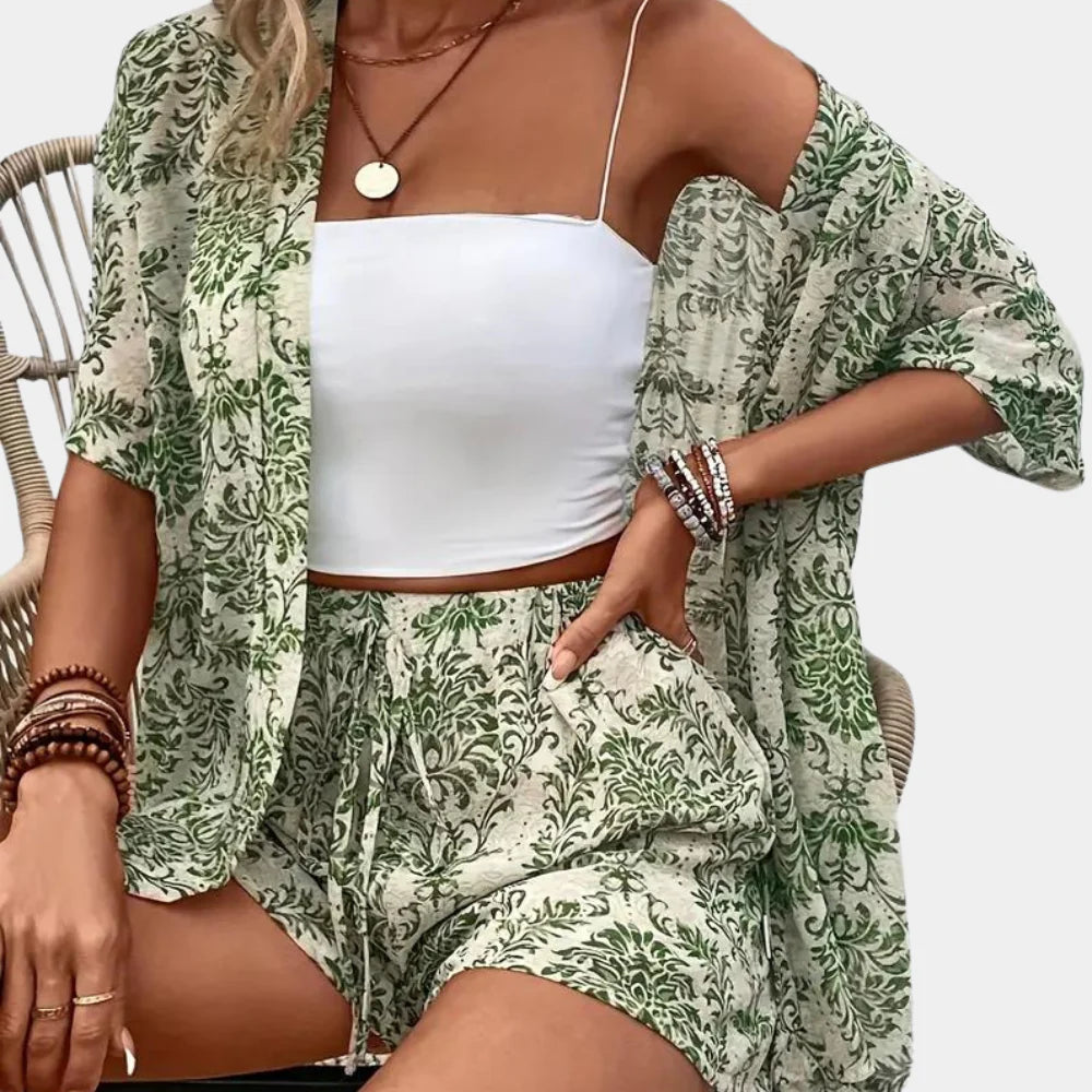Breathable 2-Piece Casual Outfit for Women - Olytrend
