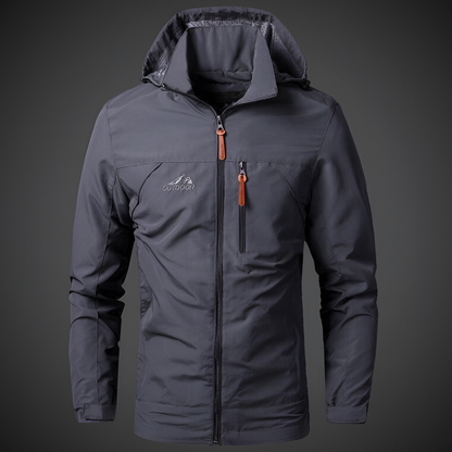 Breathable Men's Rain and Wind Jacket