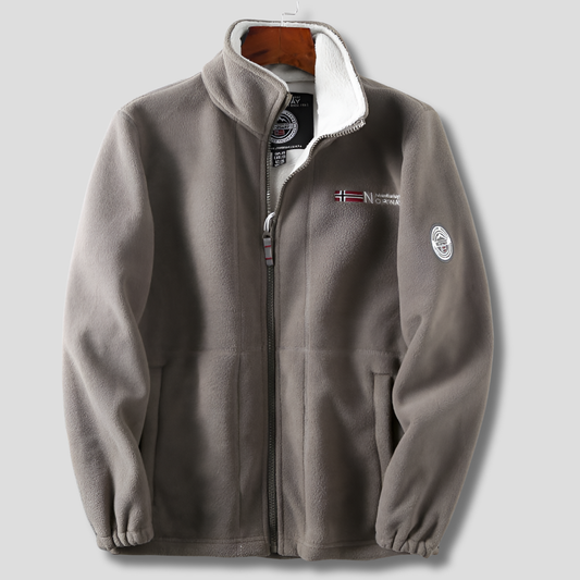 Waterproof Mens Fleece Coat Warm Outdoor Jacket - Olytrend