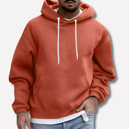 Casual Hooded Sweatshirt with Pockets