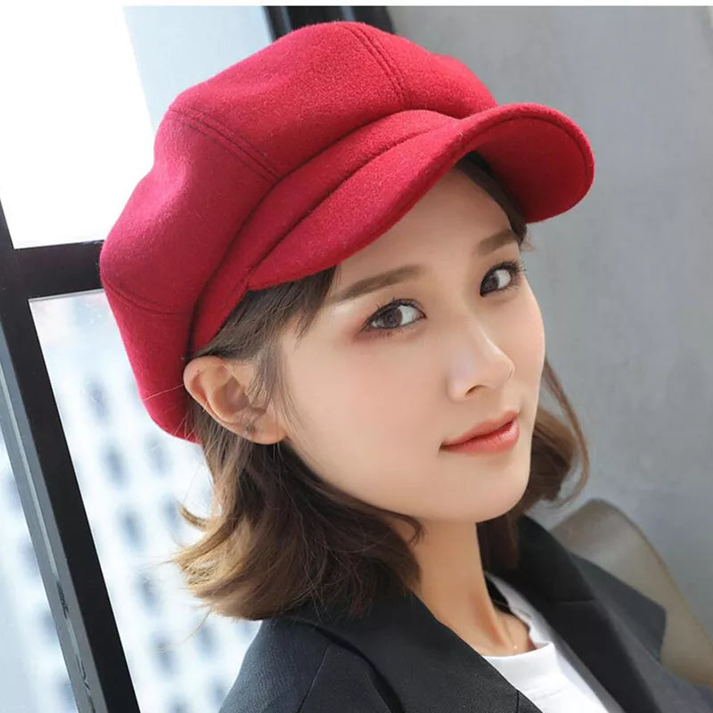 Vintage Style Balloon Cap And Comfort For Winter
