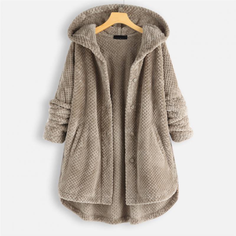 Warm Fleece Hooded Jacket