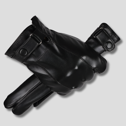 Warm Waterproof Leather Gloves