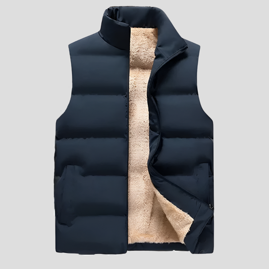 Warm Men's Fleece Lined Vest - Olytrend