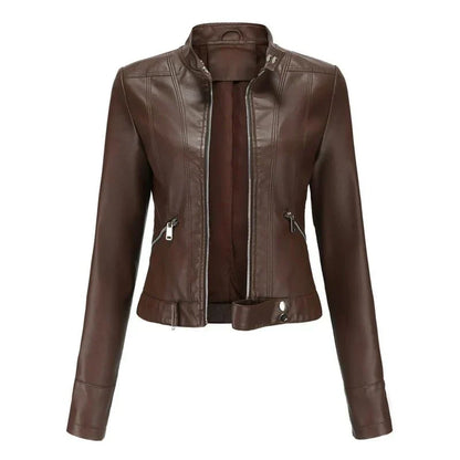 Women's Nadia Vegan Jacket: Timeless Style and Comfort