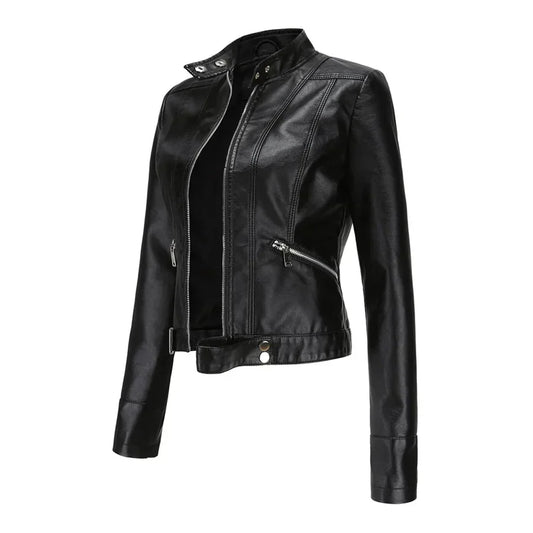 Women's Nadia Vegan Jacket: Timeless Style and Comfort