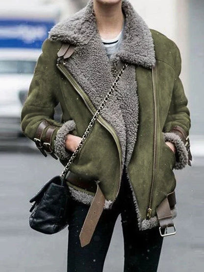 Buckled Leather Jacket
