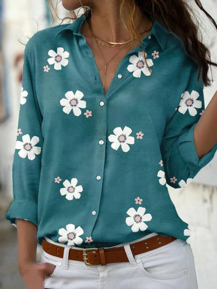 Women's Pretty Floral Pattern Top