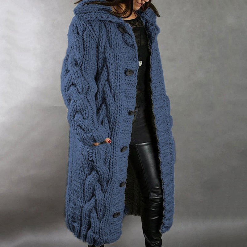 Warm and Flattering Long Winter Coat - Olytrend