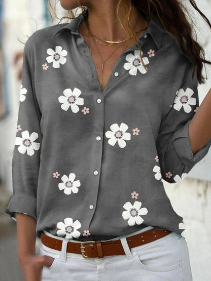 Women's Pretty Floral Pattern Top