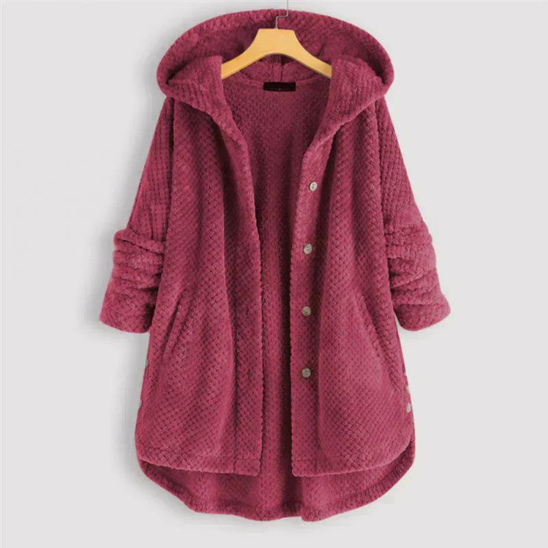 Warm Fleece Hooded Jacket
