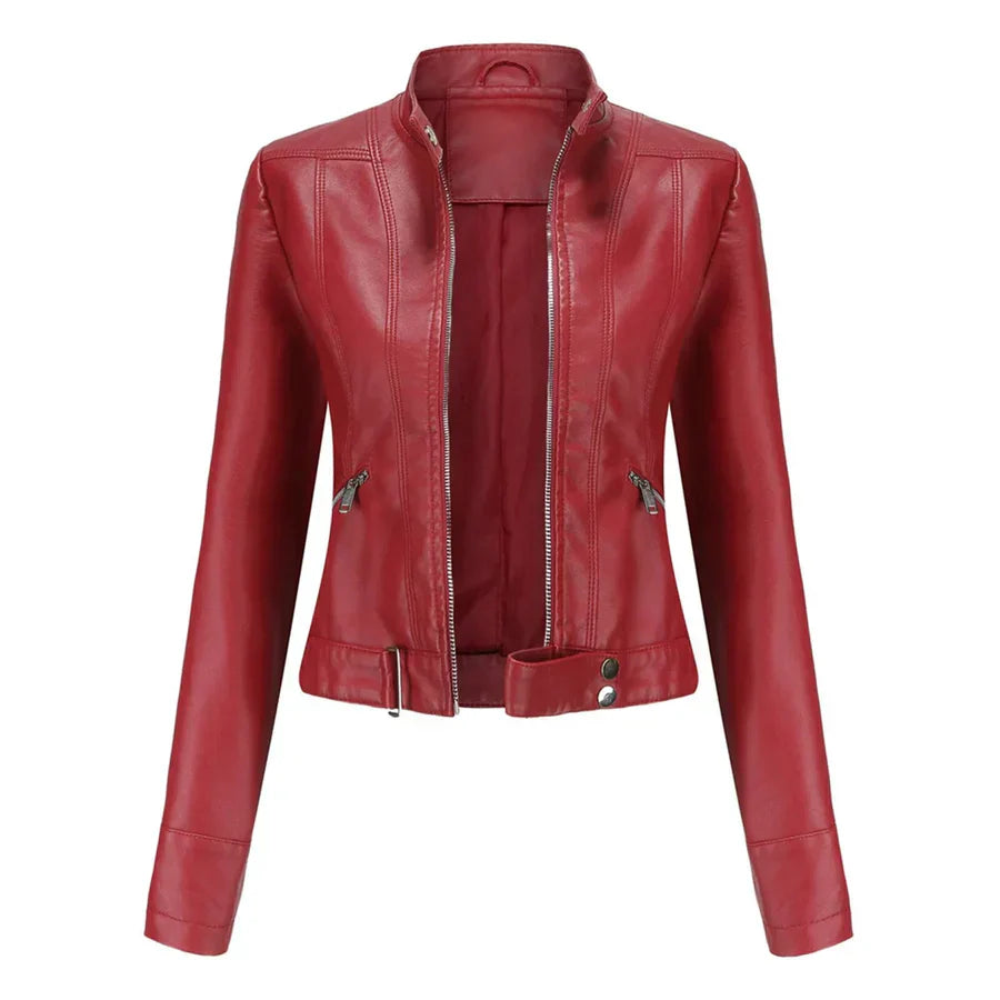 Women's Nadia Vegan Jacket: Timeless Style and Comfort