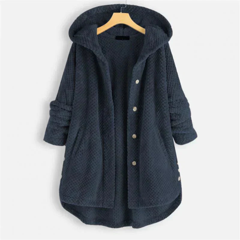 Warm Fleece Hooded Jacket
