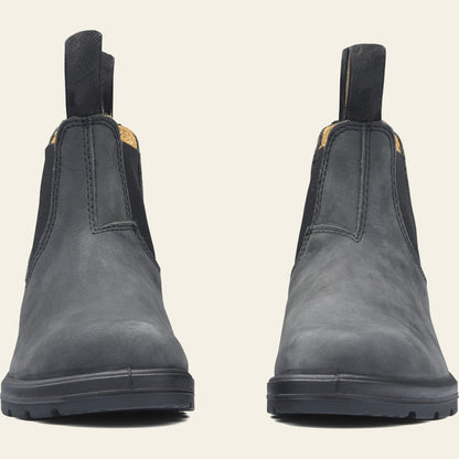 Warm leather boots for men