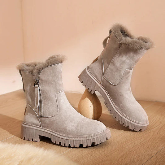 Women's Winter Ankle Boots | With Trim