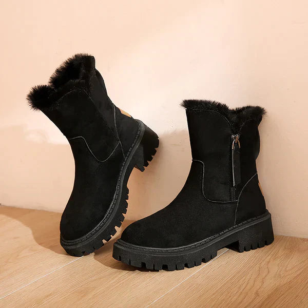 Women's Winter Ankle Boots | With Zipper