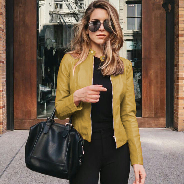 Women's bomber jacket | With zipper casual