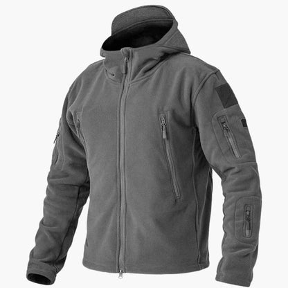 Warm Zip Up Mens Fleece Coat with Pockets