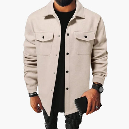 Casual Button Down Shirt Jacket