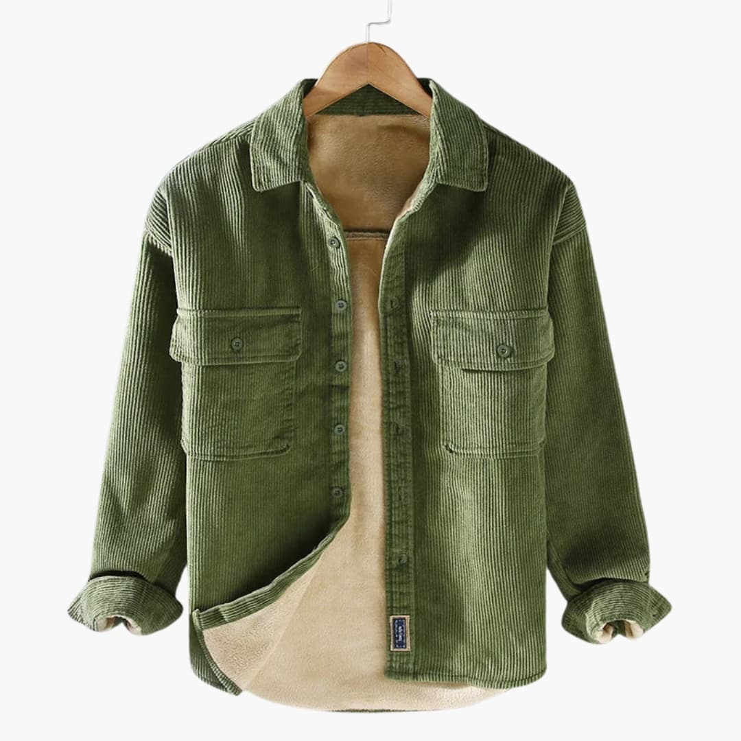 Casual Button Front Shirt Jacket