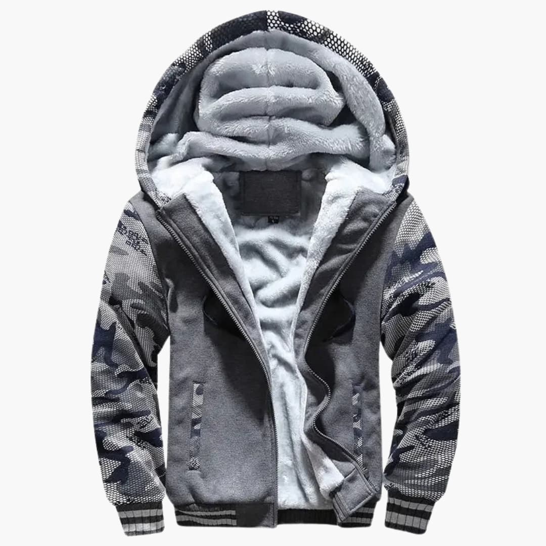 Waterproof Men's Zip Up Hoodie Coat