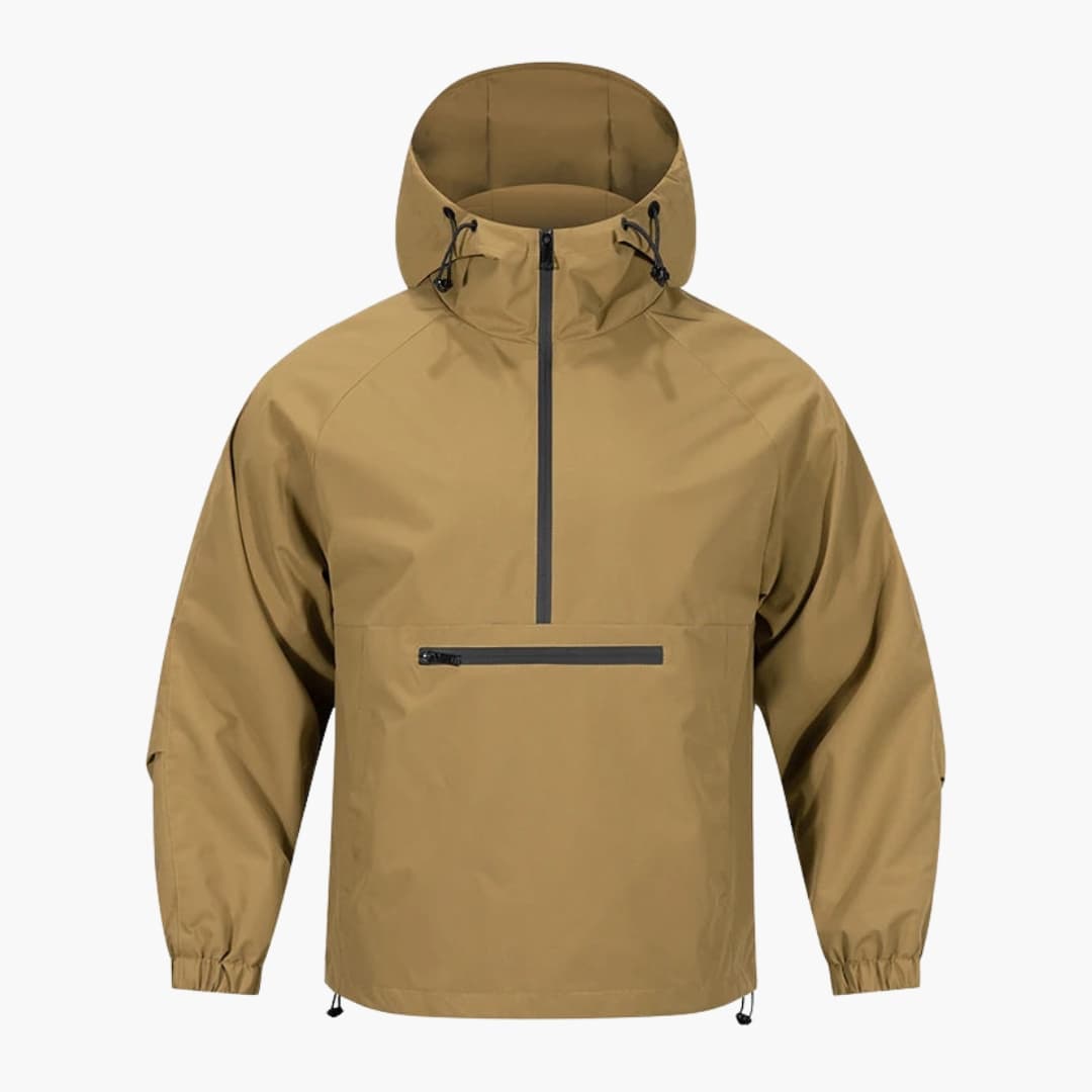Waterproof Mens Parka Jacket with Zip Pocket