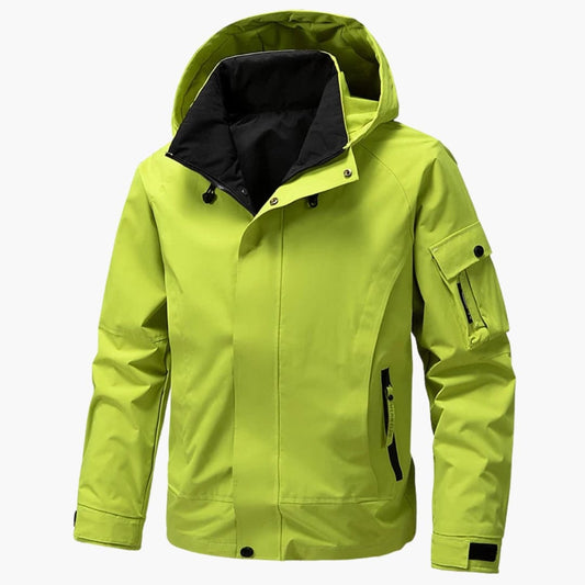 Waterproof Hooded Zip Up Mens Parka Jacket - Olytrend