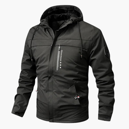 Waterproof Zip Up Mens Hoodie Jacket with Pockets