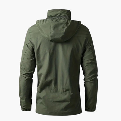 Waterproof Men's Hooded Zip Jacket