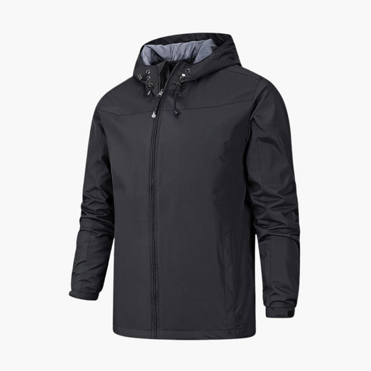 Waterproof Men's Full Zip Raincoat - Olytrend