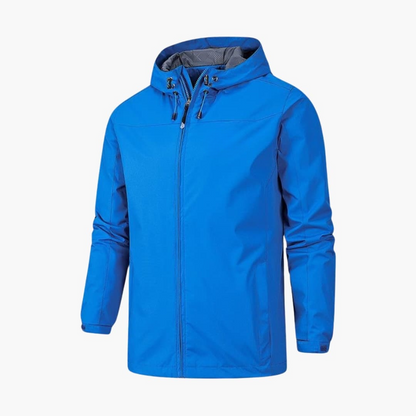 Waterproof Men's Full Zip Rain Coat
