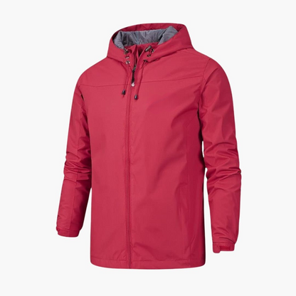 Waterproof Men's Full Zip Raincoat