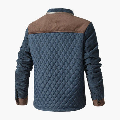 Warm Insulated Men's Snap Jacket