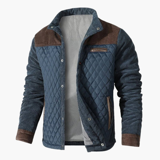 Warm Insulated Men's Snap Jacket - Olytrend