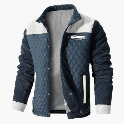 Warm Insulated Men's Snap Jacket