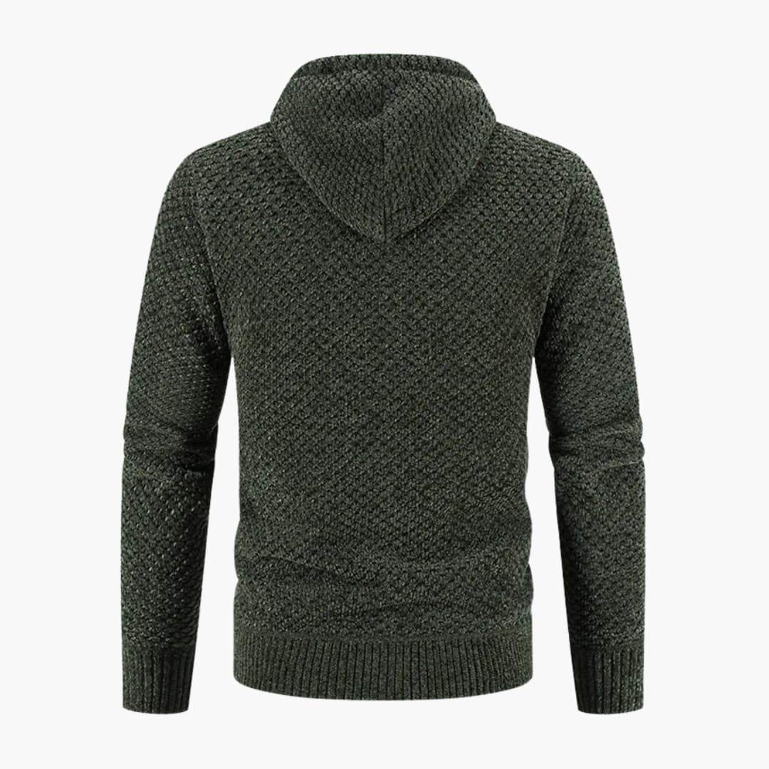 Warm Zip Up Hooded Mens Jacket