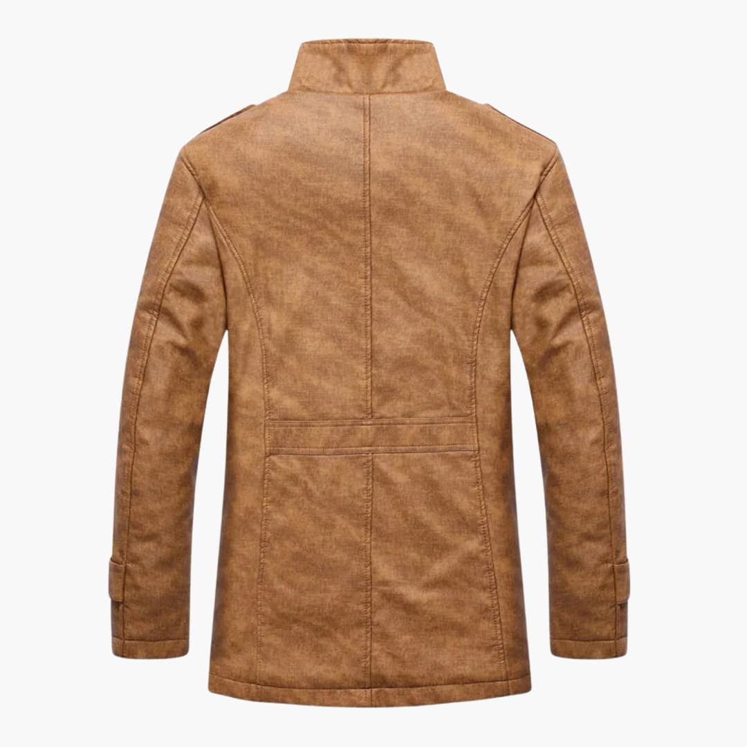 Warm Mens Parka Coat with Pockets