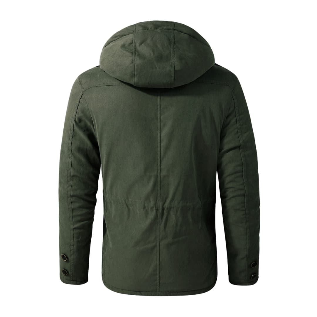 Warm Waterproof Men's Parka Jacket with Hood