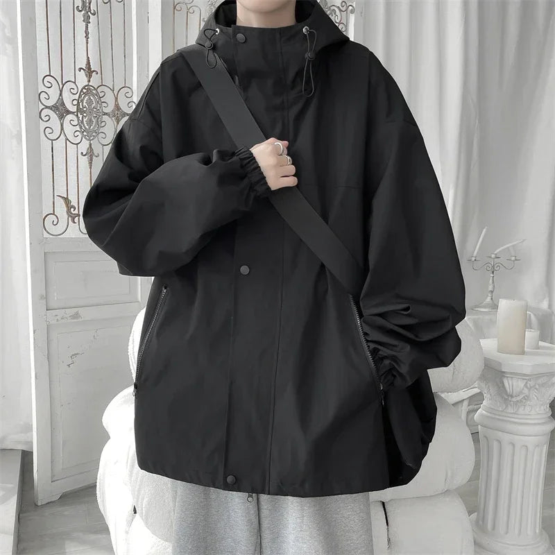 Waterproof jacket with hood