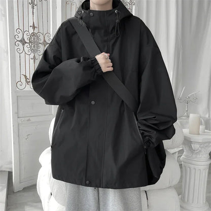 Waterproof jacket with hood