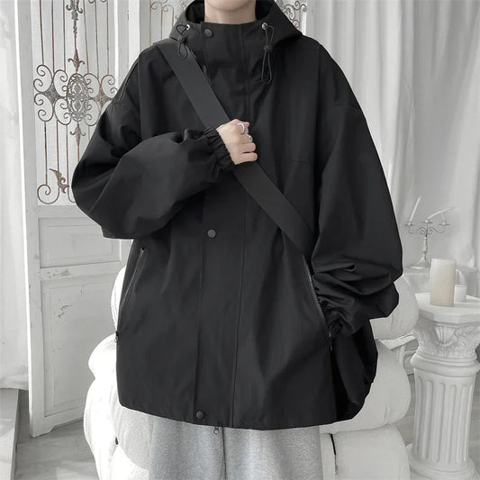 Waterproof jacket with hood