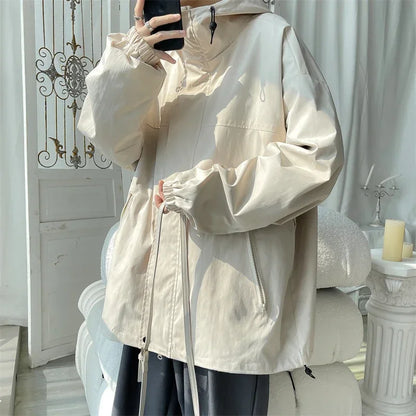 Waterproof jacket with hood