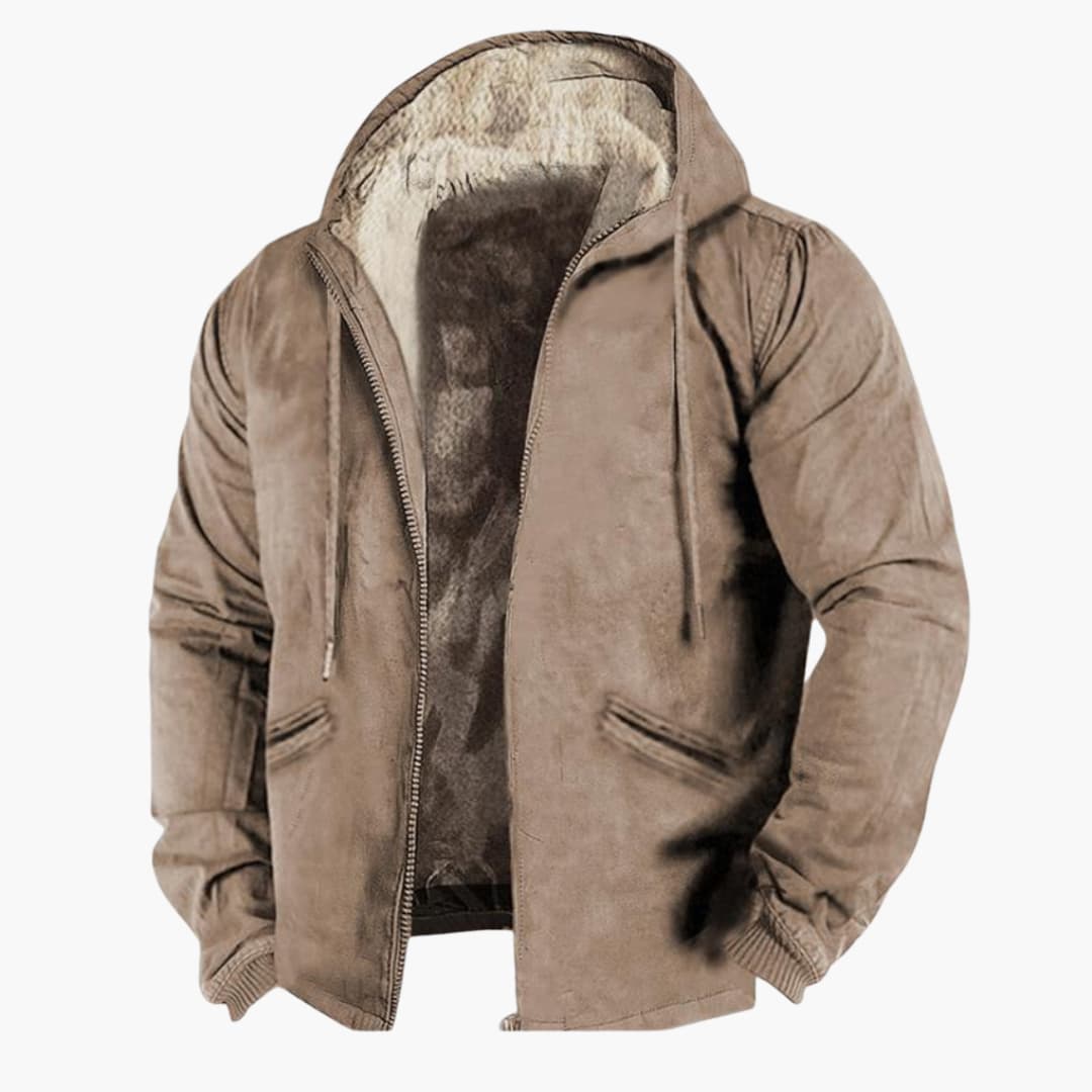 Warm Waterproof Zip Up Mens Parka Jacket - Olytrend