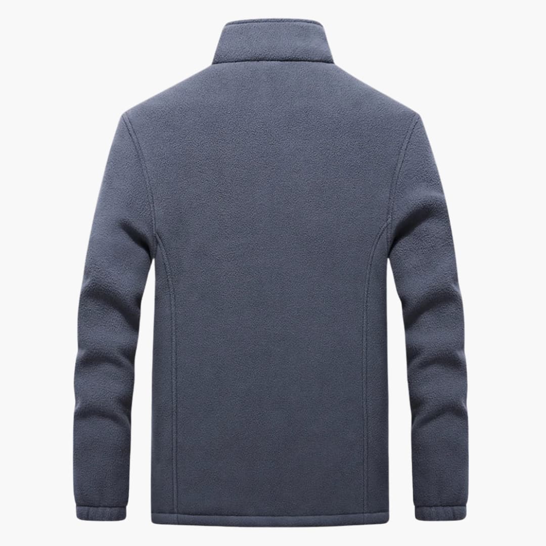 Waterproof Zip Up Men's Jacket with Pockets