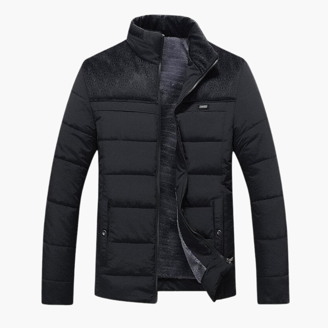 Warm Padded Men's Quilted Jacket - Olytrend