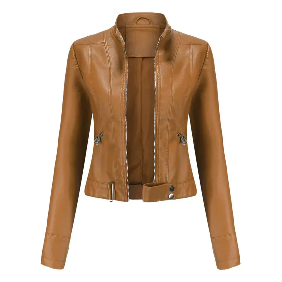 Women's Nadia Vegan Jacket: Timeless Style and Comfort