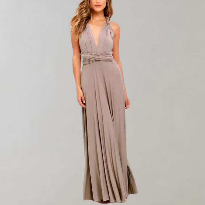 Versatile wrap dress for summer