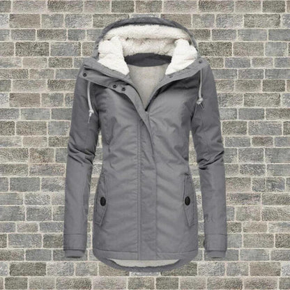 Warm Waterproof Women's Parka Coat - Olytrend