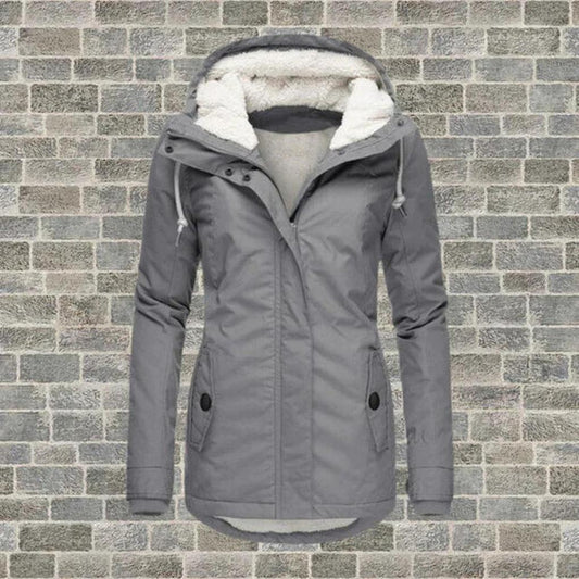 Warm Waterproof Women's Parka Coat - Olytrend
